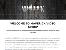 Tablet Screenshot of maverickvideogroup.com